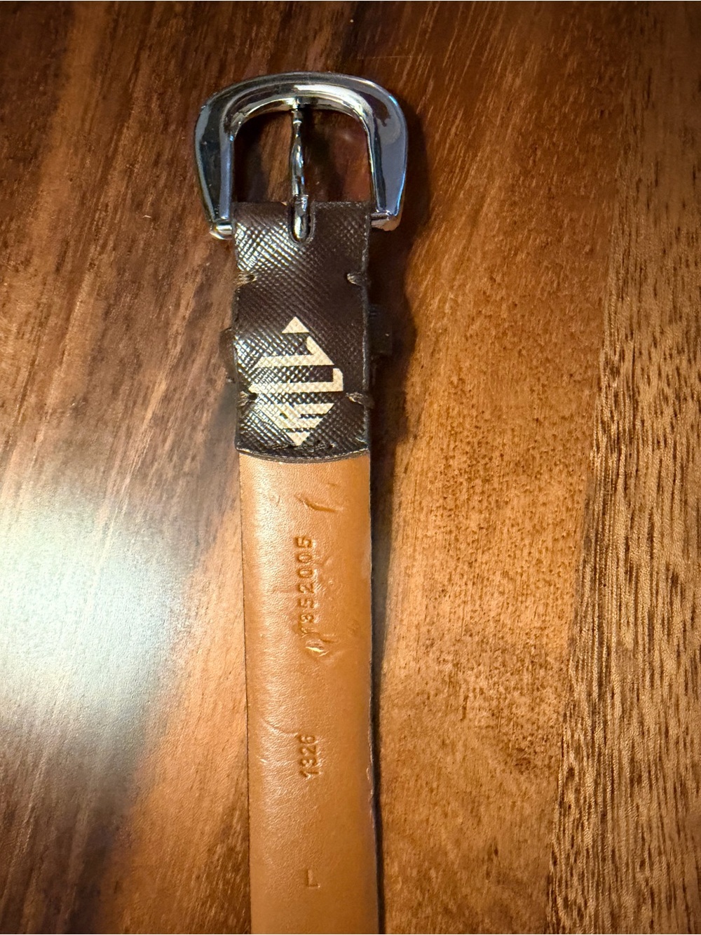 Vintage‎ RALPH LAUREN Brown Signature Belt Size Large 42” - Picture 4 of 8